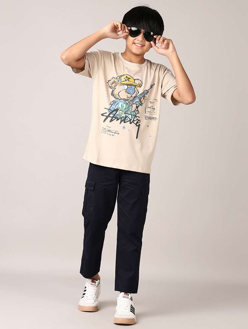 boys graphic print short sleeve t-shirt - 21550529 - Standard Image - 4