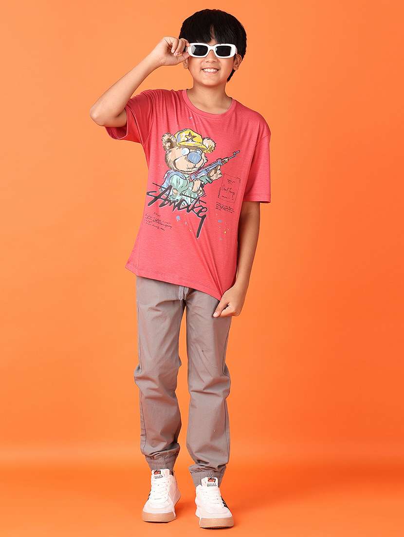 boys short sleeves front & back print t-shirt - 21550531 -  Standard Image - 4