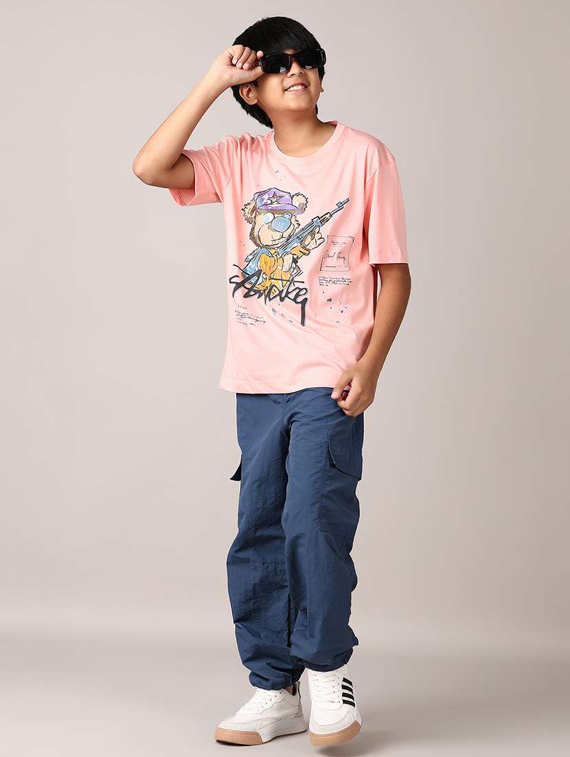 boys graphic print short sleeve t-shirt - 21550532 -  Standard Image - 4