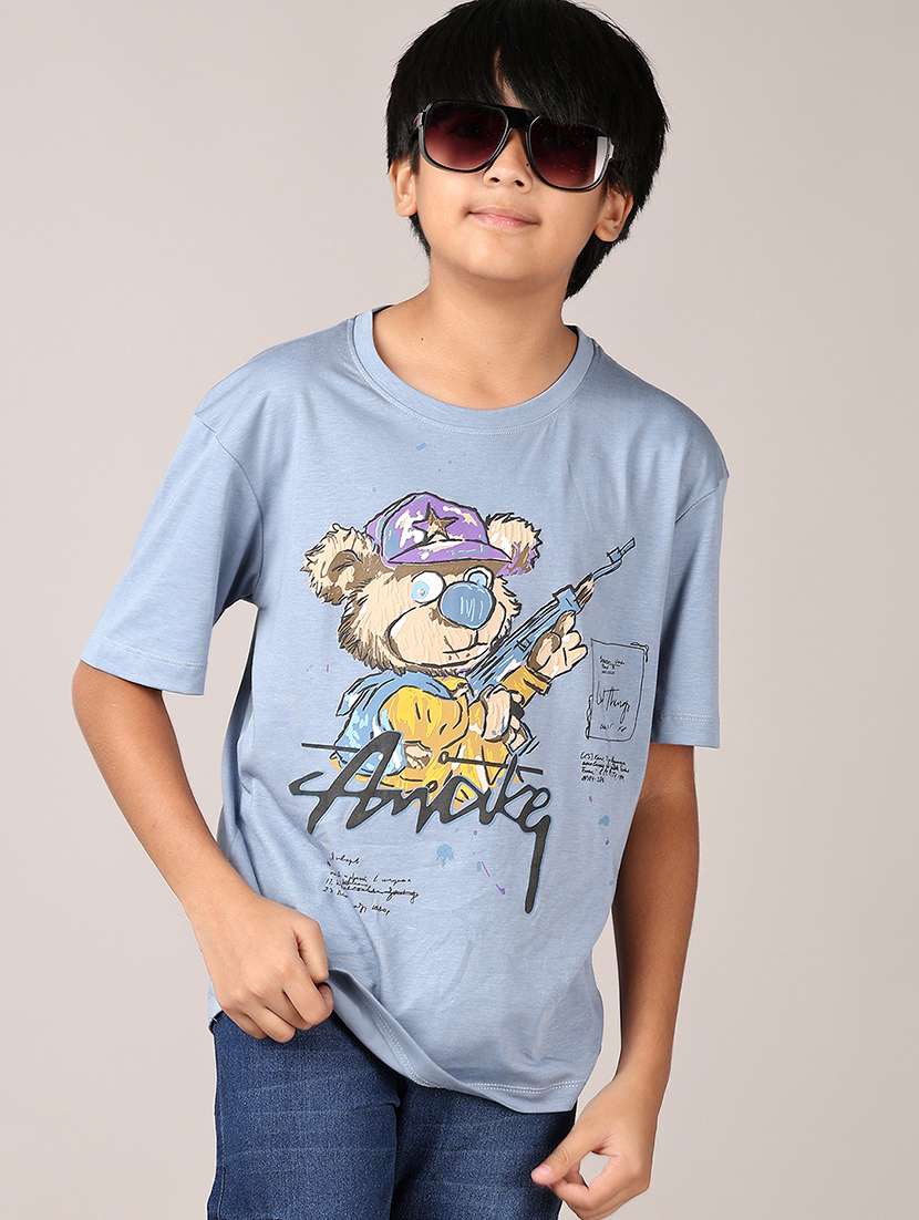 boys graphic print short sleeve t-shirt - 21550533 -  Standard Image - 1