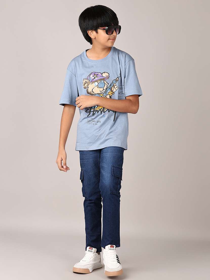 boys graphic print short sleeve t-shirt - 21550533 -  Standard Image - 4