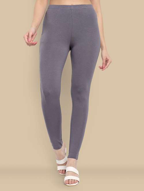women solid ankle length leggings - 21550974 -  Standard Image - 0