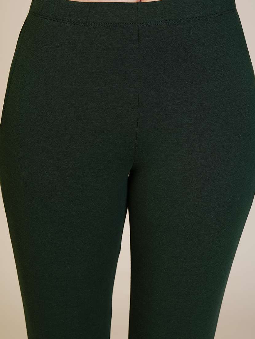 women solid ankle length leggings - 21550976 -  Standard Image - 4