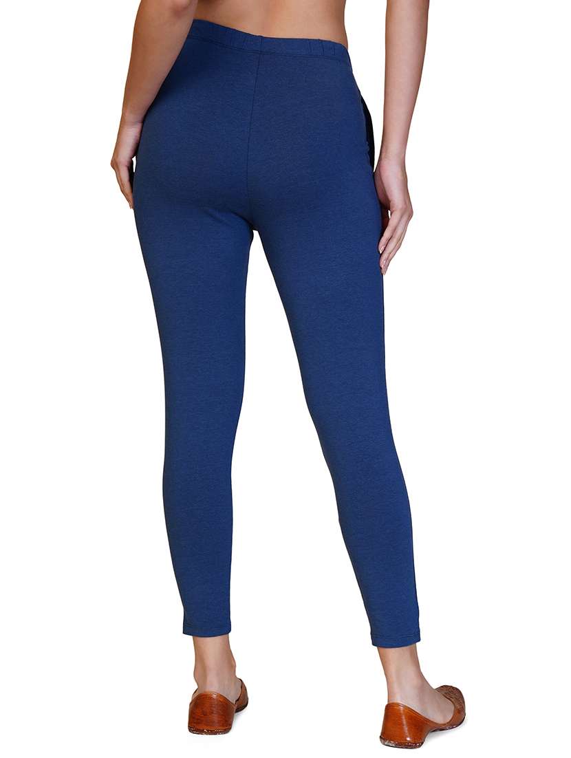 women solid ankle length leggings - 21550998 -  Standard Image - 1