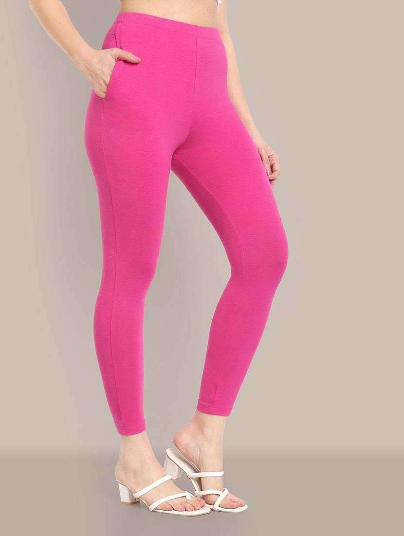 women solid ankle length leggings - 21551001 - Standard Image - 1
