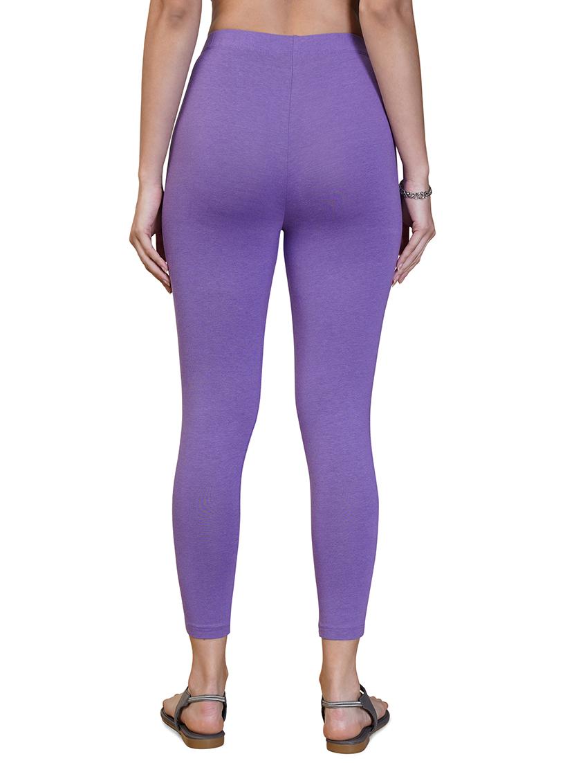 women solid ankle length leggings - 21551006 - Standard Image - 1