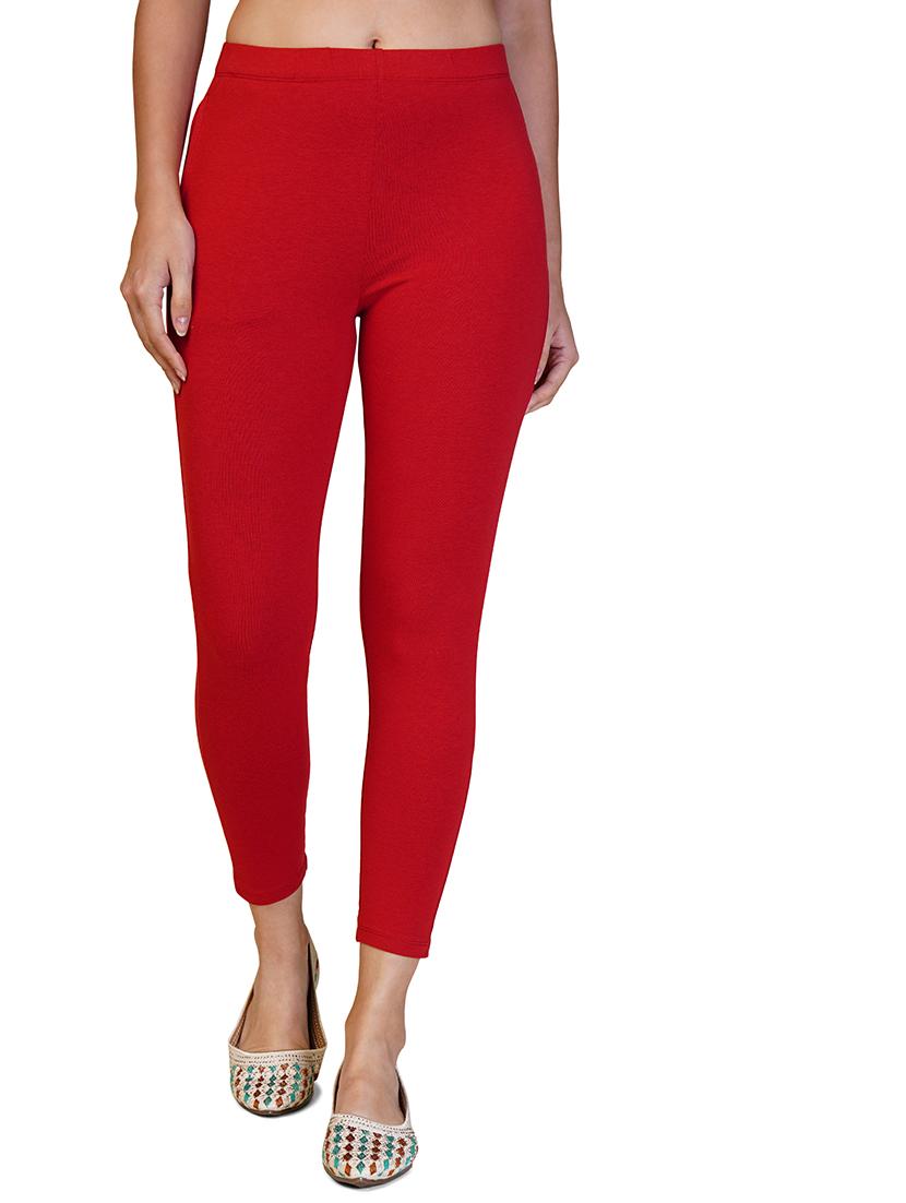women solid ankle length leggings - 21551013 - Zoom Image - 0