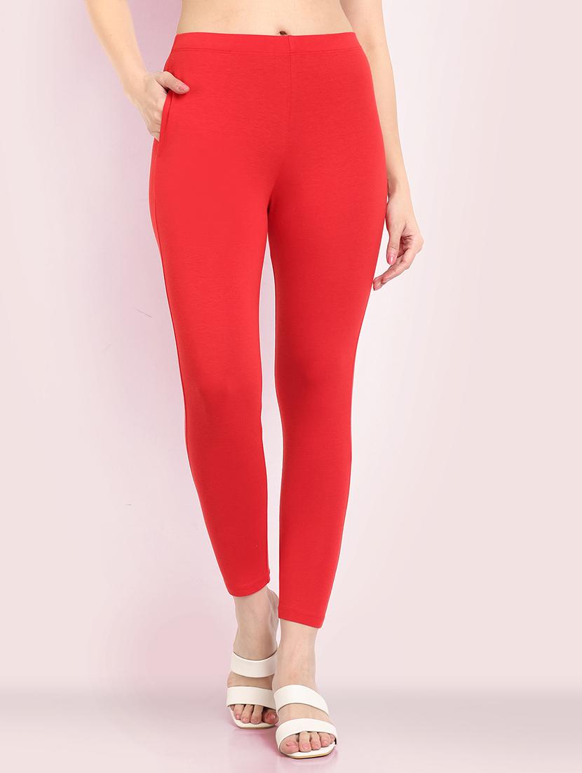 women solid ankle length leggings - 21551024 - Zoom Image - 0