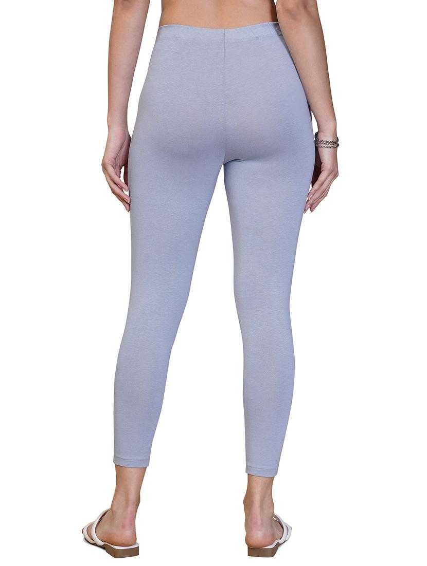 women solid ankle length leggings - 21551025 -  Standard Image - 1