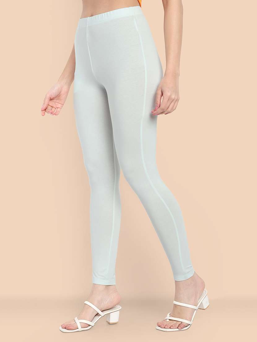 women solid ankle length leggings - 21551032 -  Standard Image - 1