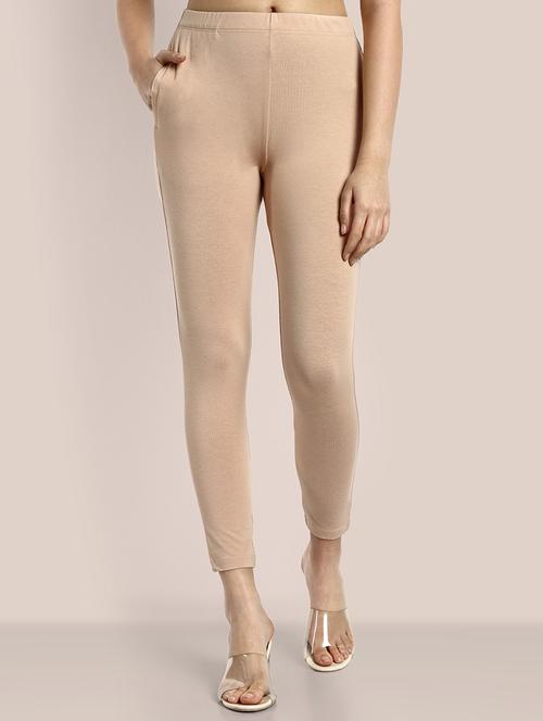 women solid ankle length leggings - 21551033 - Standard Image - 0