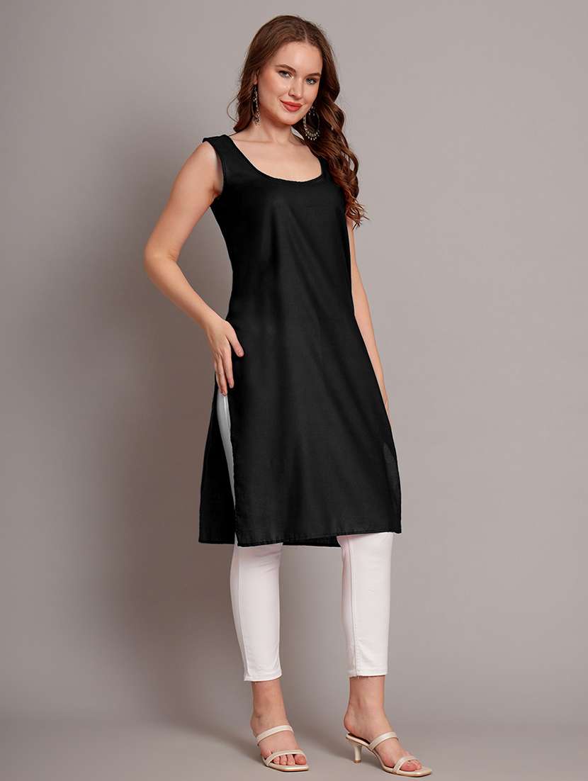 black cotton camisole