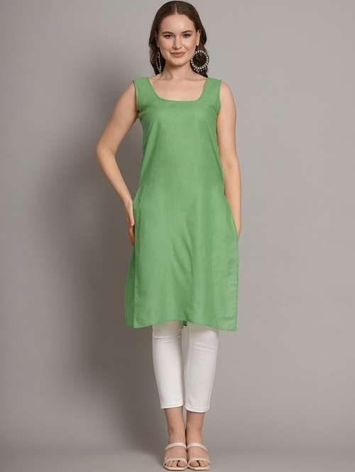 green cotton camisole - 21551051 - Standard Image - 0