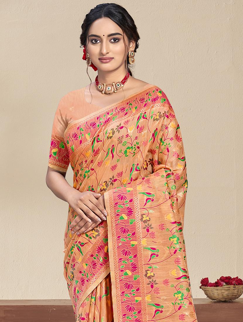 women self design banarasi saree with blouse - 21551148 - Standard Image - 1