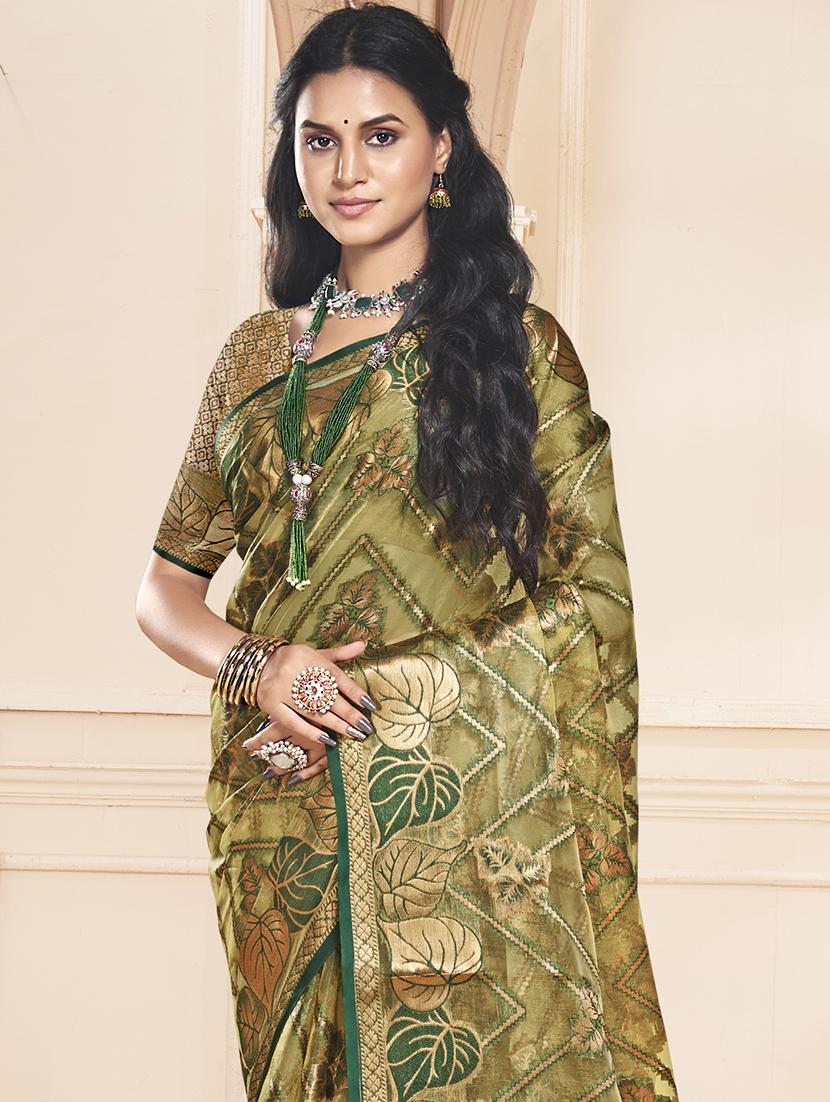 women self design banarasi saree with blouse - 21551178 - Standard Image - 1