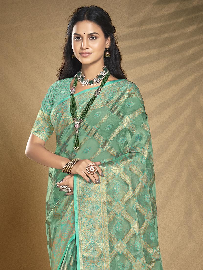 women self design banarasi saree with blouse - 21551180 - Standard Image - 1