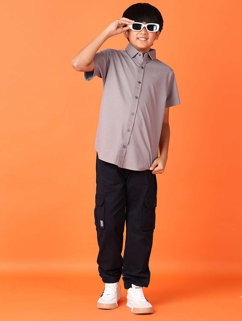 boys short sleeves printed shirt - 21551573 -  Standard Image - 4