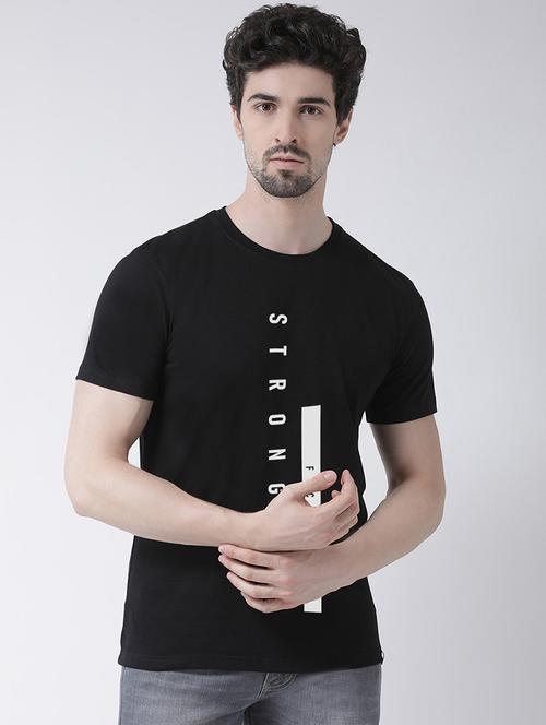 men front print short sleeve t-shirt - 21551919 - Standard Image - 0