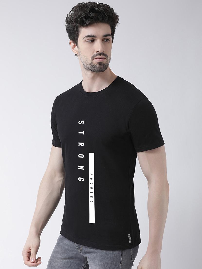 men front print short sleeve t-shirt - 21551919 -  Standard Image - 1
