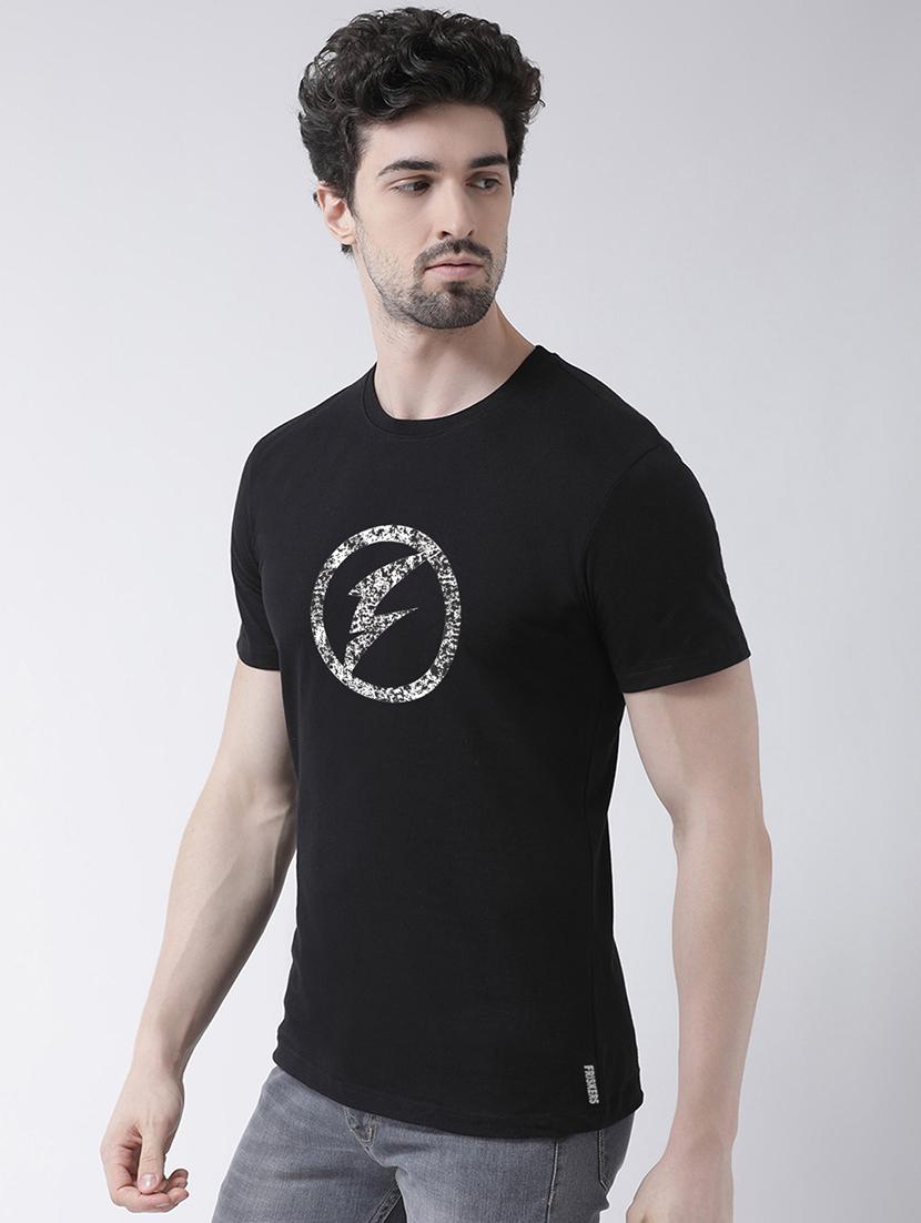 men front print short sleeve t-shirt - 21551923 - Standard Image - 1