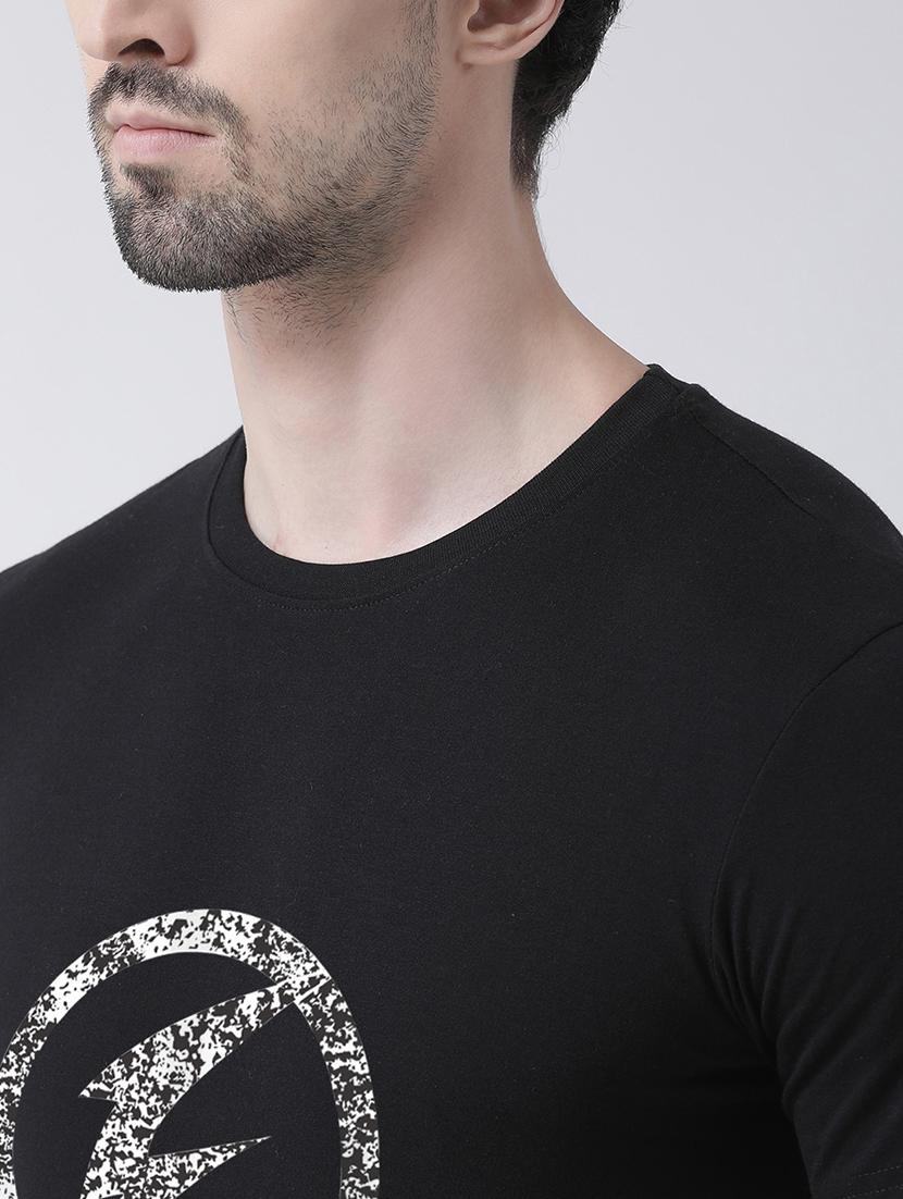 men front print short sleeve t-shirt - 21551923 - Standard Image - 4