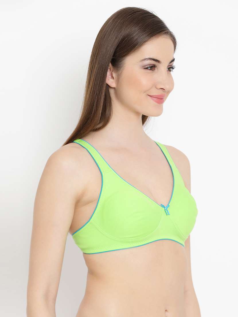 women solid non wired t-shirt bra - 21552062 -  Standard Image - 1