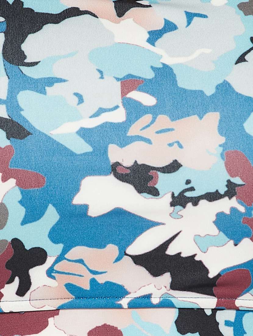 women printed sports bra  - 21552142 -  Standard Image - 4