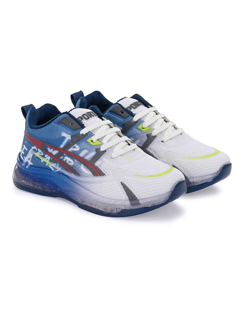 boys blue lace up sports shoe - 21552301 -  Standard Image - 1