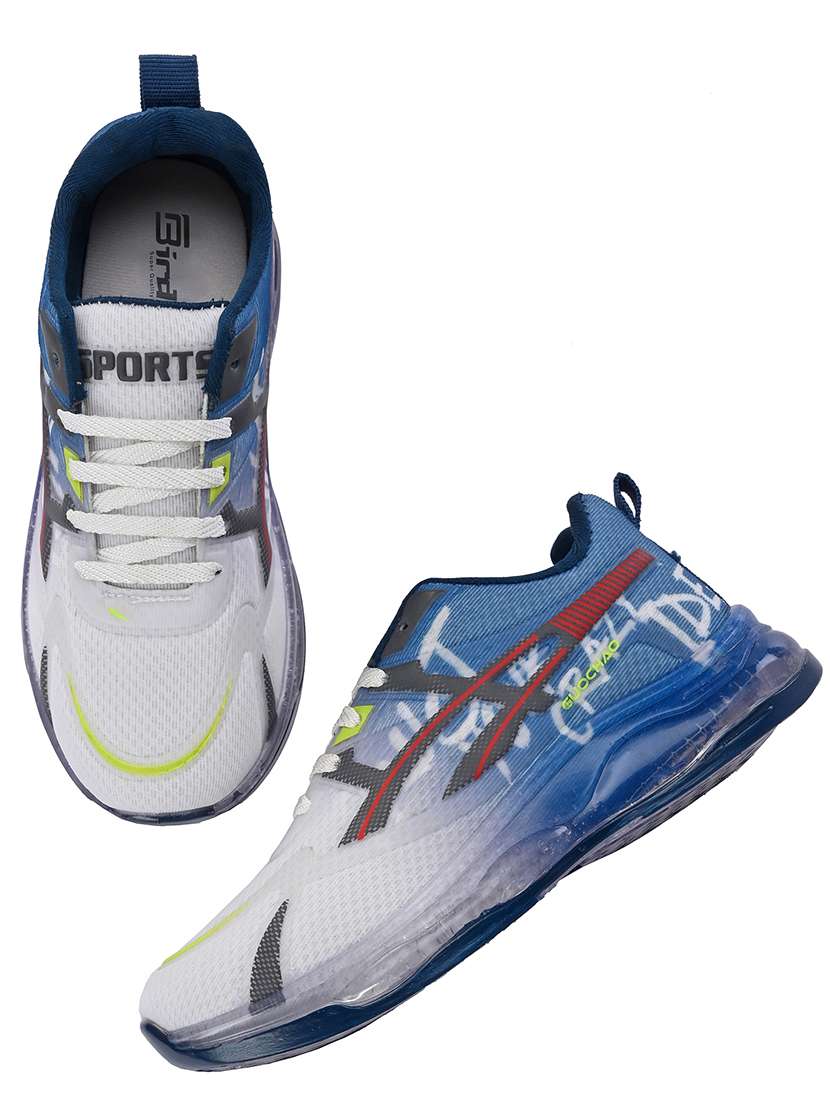 boys blue lace up sports shoe - 21552301 -  Standard Image - 4