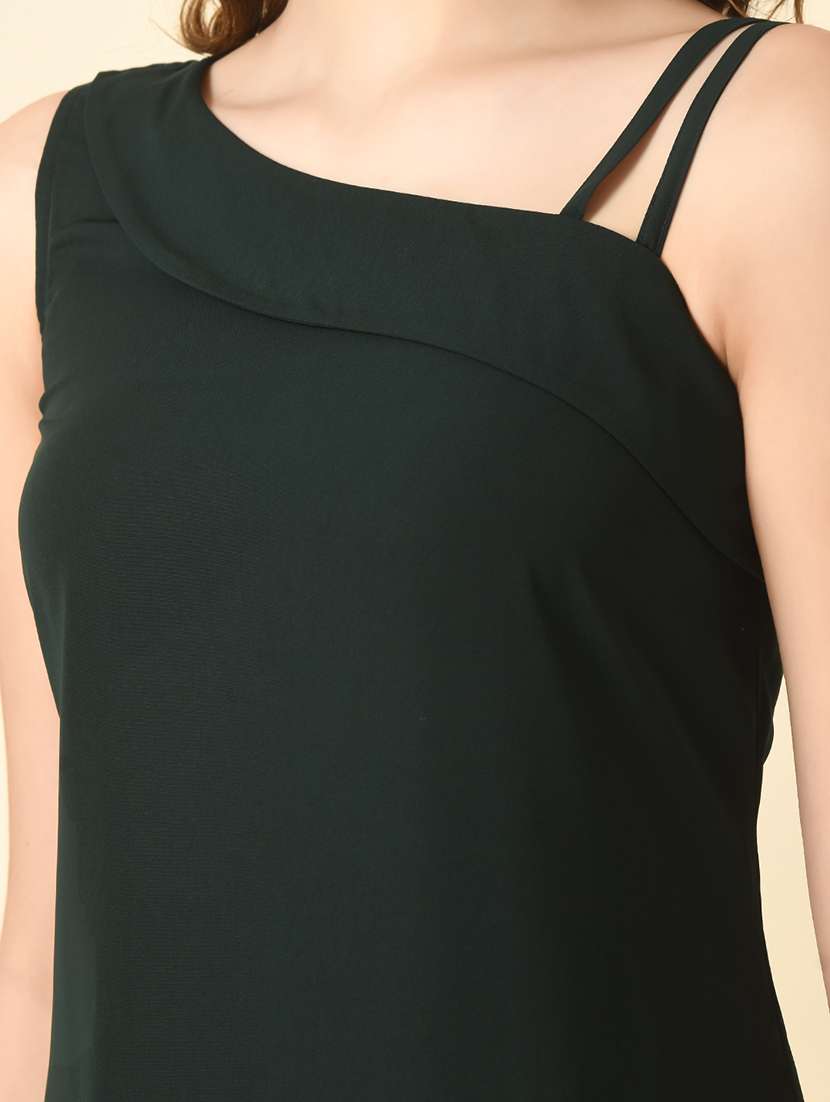 women solid sleeveless a-line dress - 21552642 -  Standard Image - 6