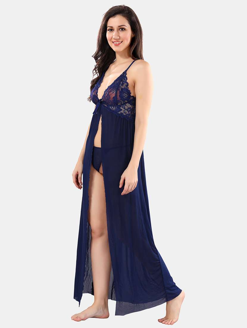 women self design babydoll - 21552837 -  Standard Image - 1