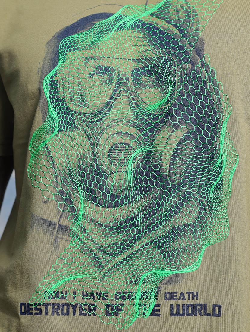 men front print short sleeve t-shirt - 21552864 - Standard Image - 4