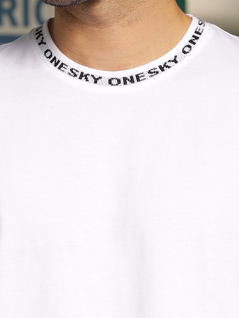 men solid short sleeve oversized t-shirt - 21552875 - Standard Image - 4