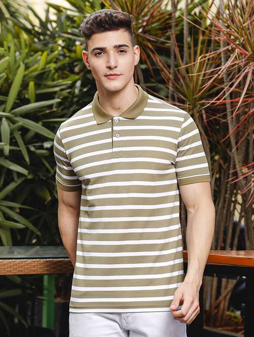 men striped polo t-shirt - 21552884 -  Standard Image - 0