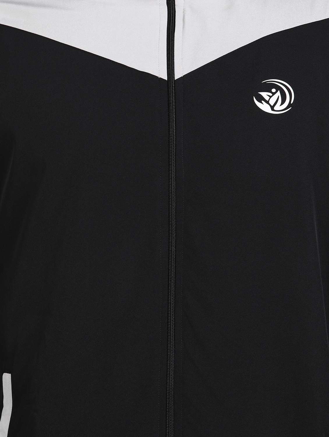 men color blocked stand collar biker jacket - 21553021 -  Standard Image - 6