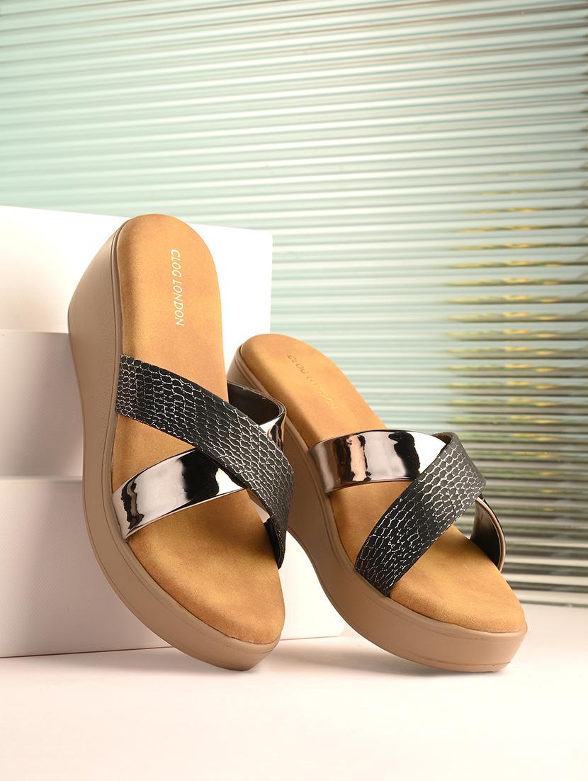 women solid slip on wedges - 21553035 - Zoom Image - 0