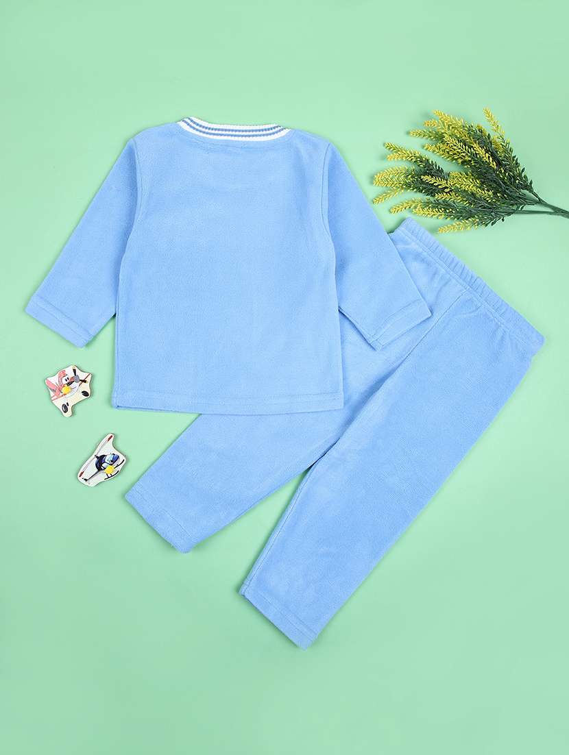 kids solid full length twin set - 21553298 -  Standard Image - 1