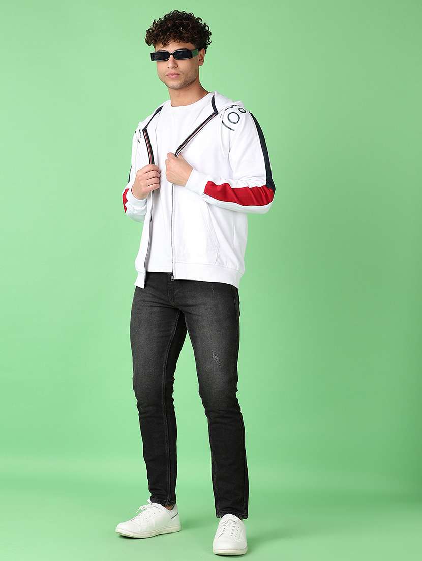 men long sleeves placement print sweatshirt - 21553318 -  Standard Image - 4