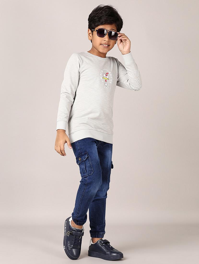 boys graphic print long sleeve t-shirt - 21553411 - Standard Image - 4