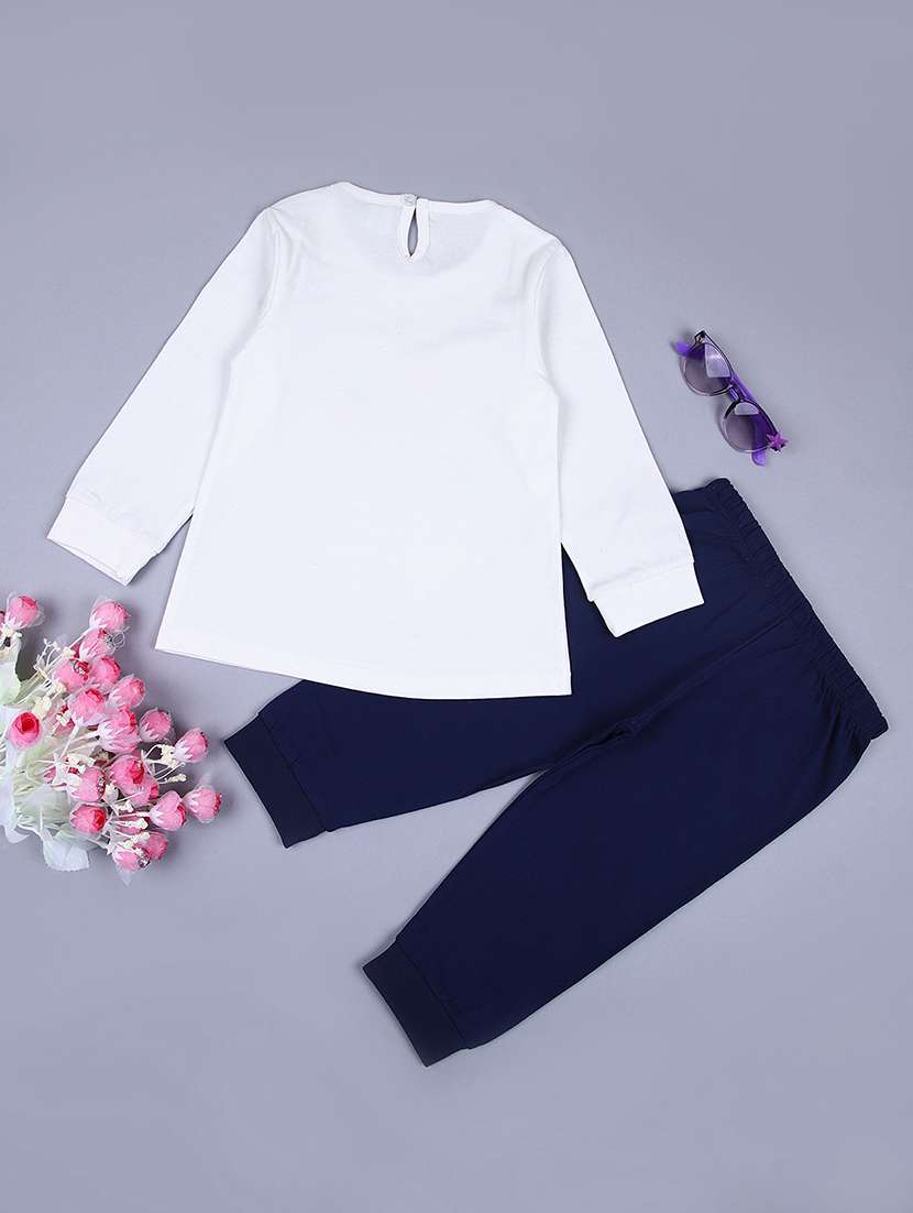 girls printed pullover and jogger set - 21553509 -  Standard Image - 1