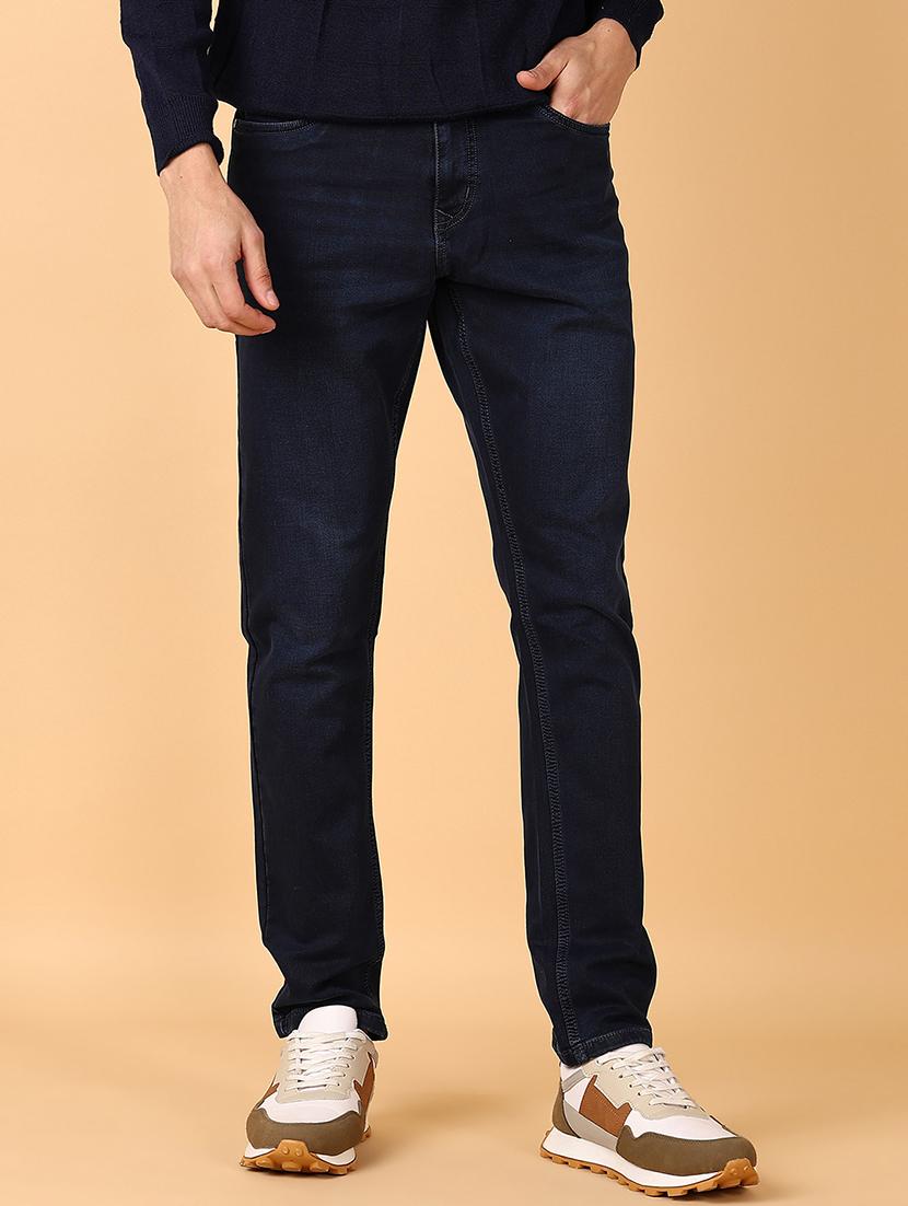 men mid rise plain jeans - 21553552 -  Standard Image - 1