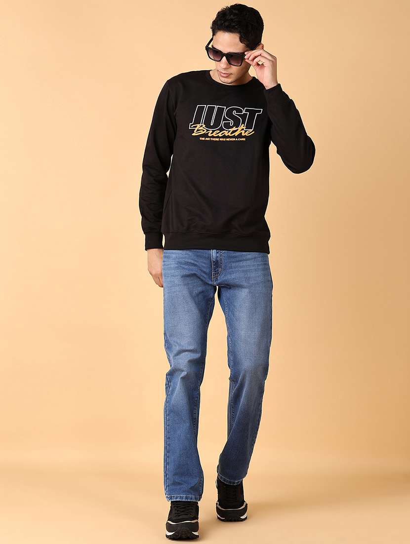 men mid rise plain jeans - 21553674 - Standard Image - 4