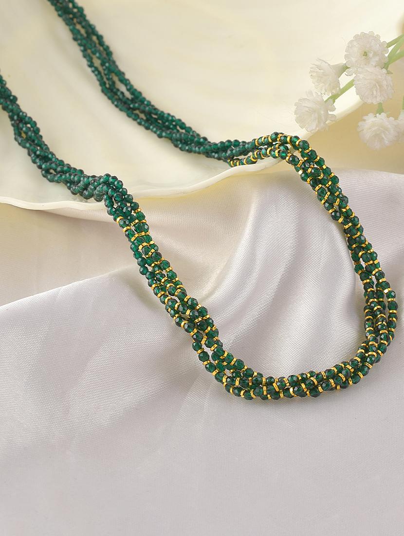 green crystal statement necklace - 21553702 -  Zoom Image - 0