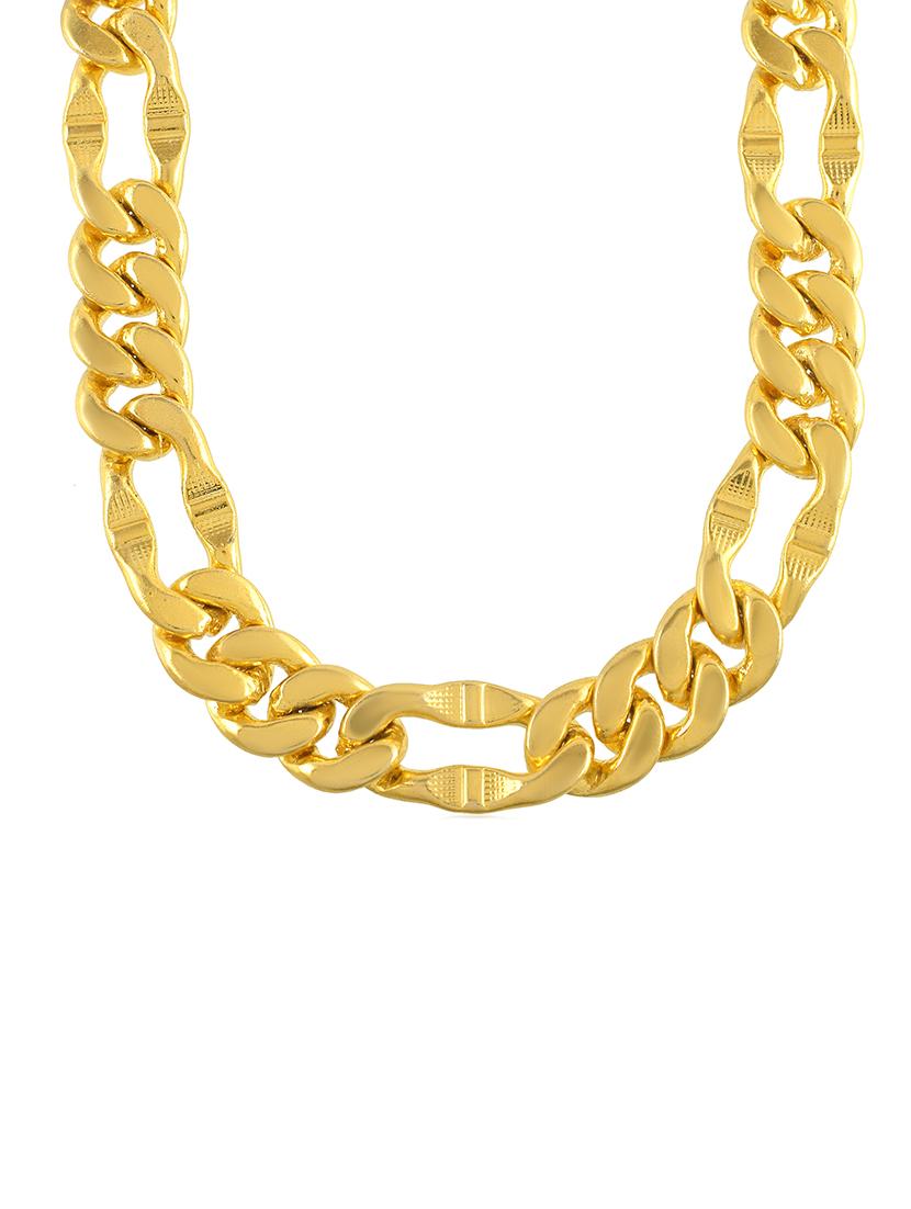 gold brass chain necklace - 21553705 - Standard Image - 1