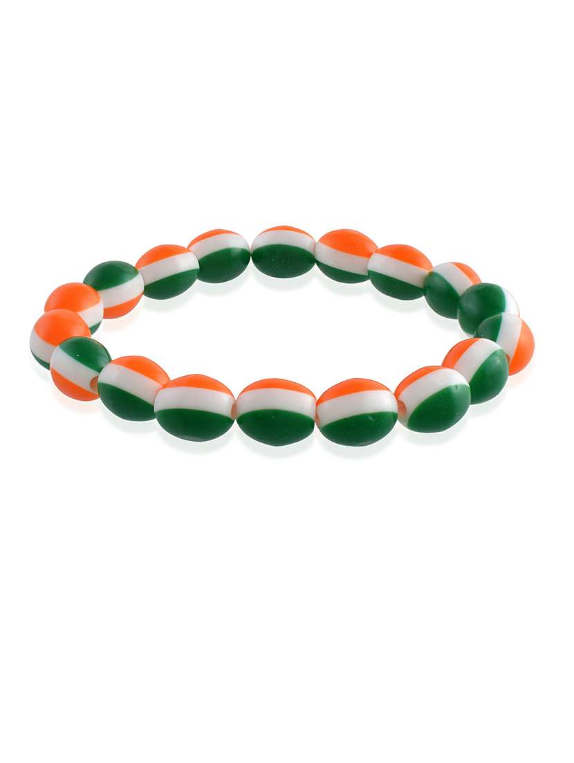 multi colored crystal beaded bracelet - 21553764 -  Standard Image - 1