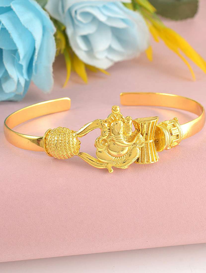 gold brass bangle bracelet