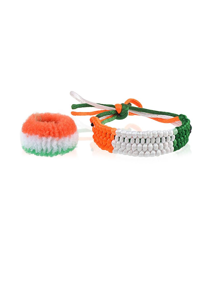 gold cotton bangle bracelet - 21553771 -  Standard Image - 1