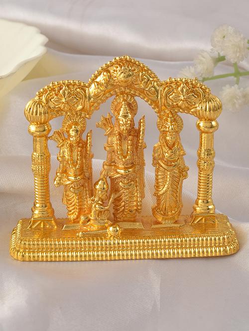 brass micron 1 gram gold ram darbar idol figurine show piece for home décor - 21553793 -  Standard Image - 0