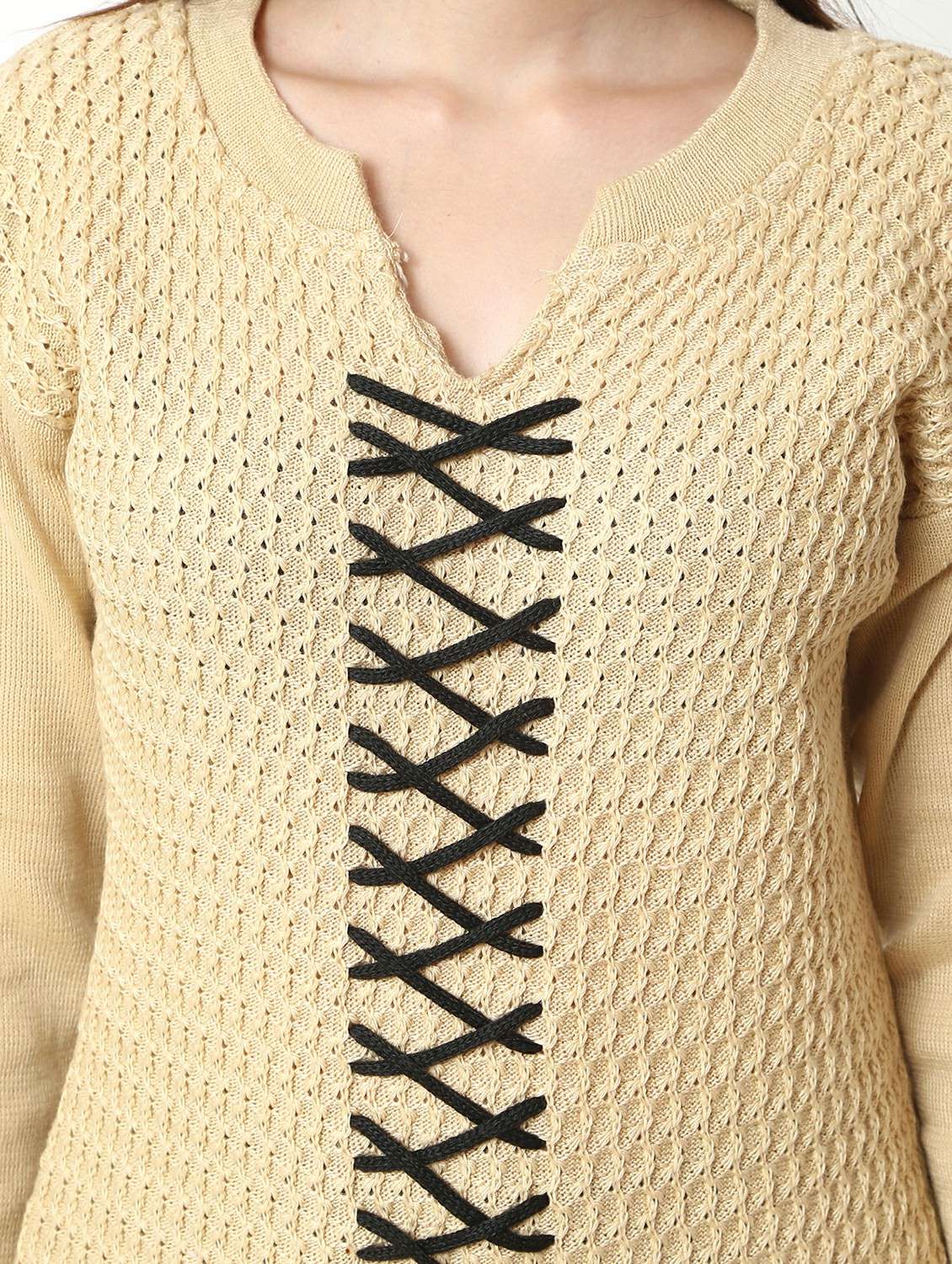 women self design long sleeves kurta - 21553821 -  Standard Image - 4