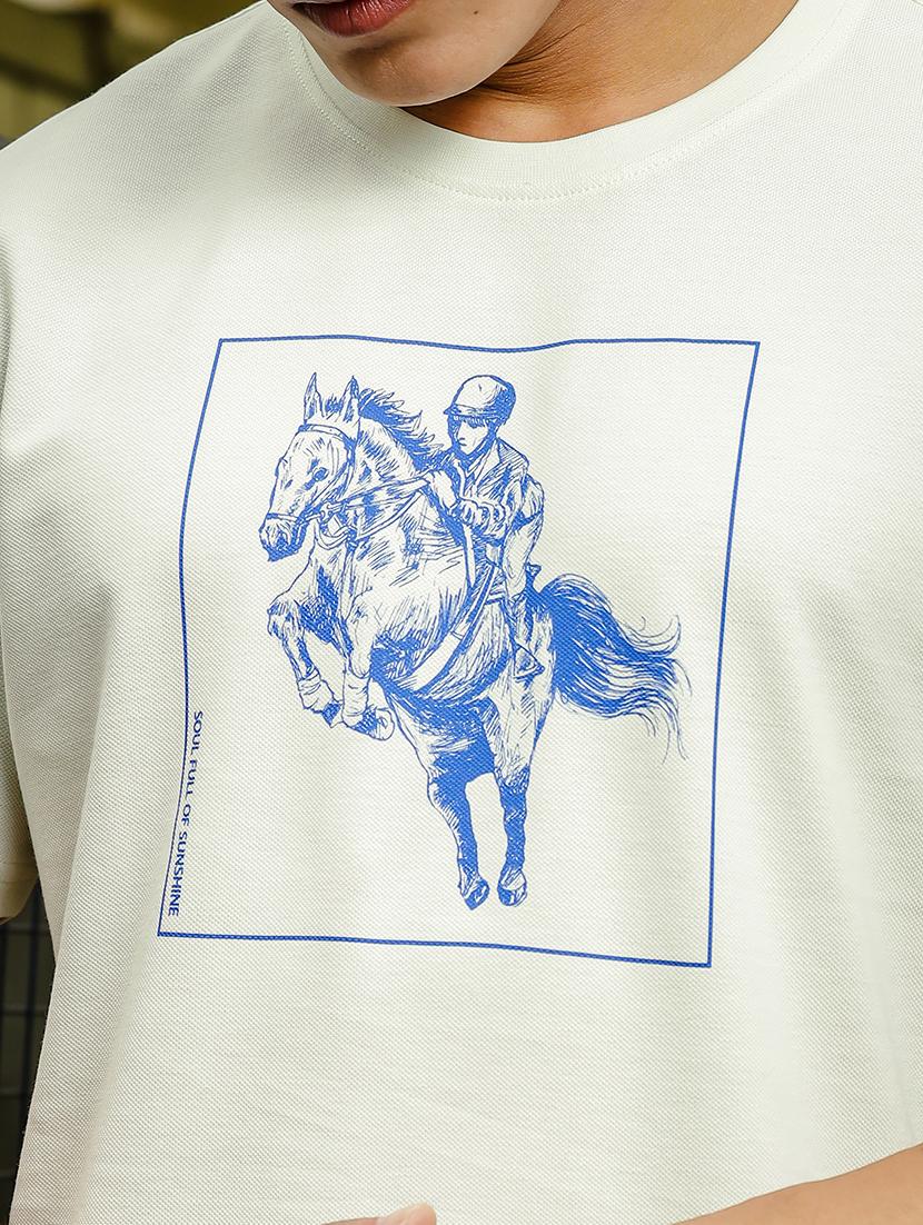 men front print round neck t-shirt - 21553878 - Standard Image - 4